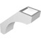 Ekena Millwork 3 1/2-in. W x 10-in. D x 10-in. H Legacy Architectural Grade PVC Knee Brace BRCP035X10X10LEC - alternate 5